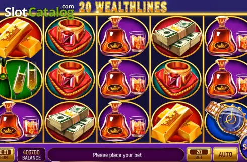 Скрин2. 20 Wealthlines слот