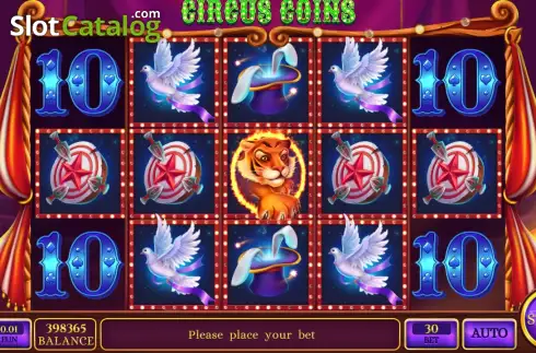 Скрин2. Circus Coins слот