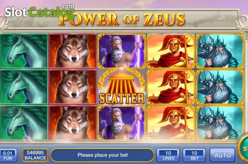 Скрин2. Power of Zeus (ABXplay) слот