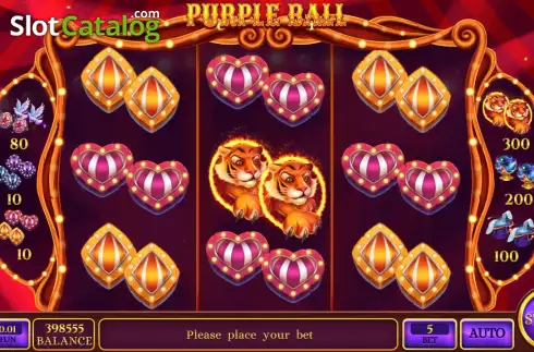 Скрин2. Purple Ball слот