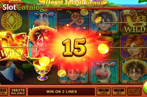 Скрин3. Magic Sprout Bonus слот