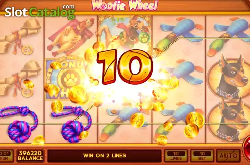 Скрин3. Woofie Wheel слот
