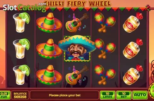 Скрин2. Chilli Fiery Wheel слот