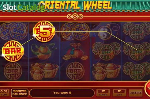 Скрин3. Oriental Wheel слот