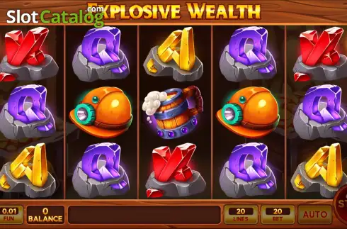 Скрин2. Explosive Wealth слот