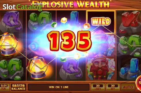 Скрин3. Explosive Wealth слот