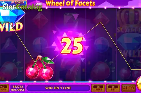 Скрин3. Wheel of Facets слот