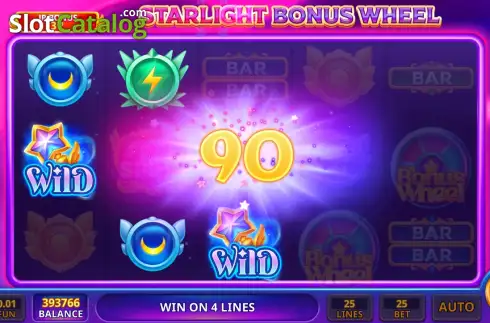 Скрин3. Starlight Bonus Wheel слот