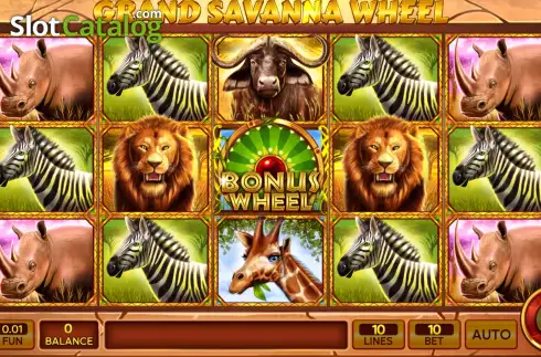 Скрин2. Grand Savanna Wheel слот