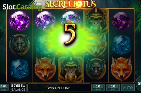 Скрин3. Secret Lotus слот
