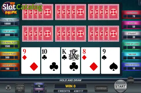Скрин2. Poker 7 Joker Prime слот
