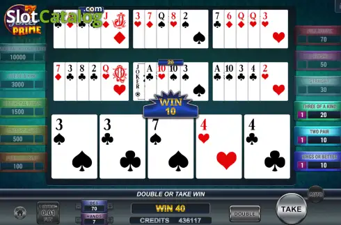 Скрин3. Poker 7 Joker Prime слот