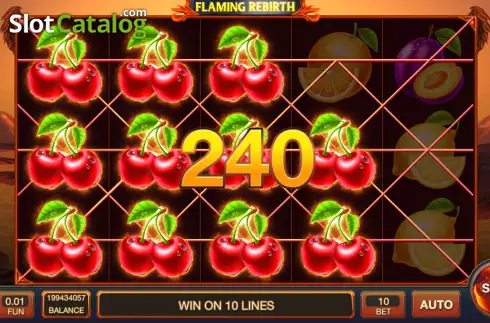 Скрин3. Flaming Rebirth слот