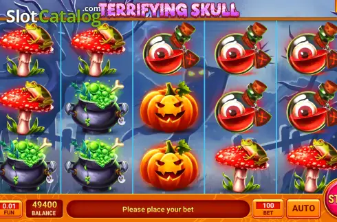 Скрин2. Terrifying Skull слот