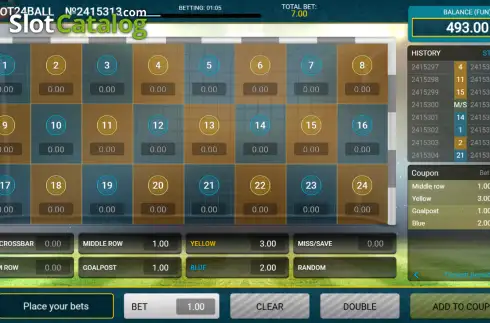 Скрин2. Foot24Ball слот