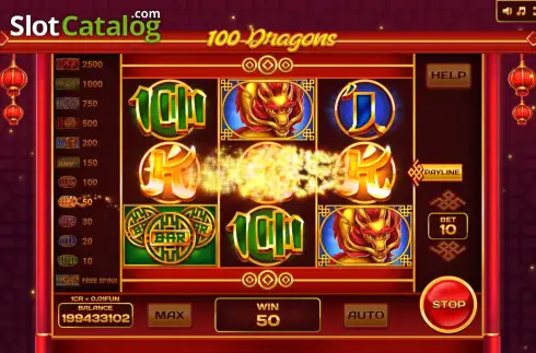 Скрин3. 100 Dragons - Open Tabs (3x3) слот