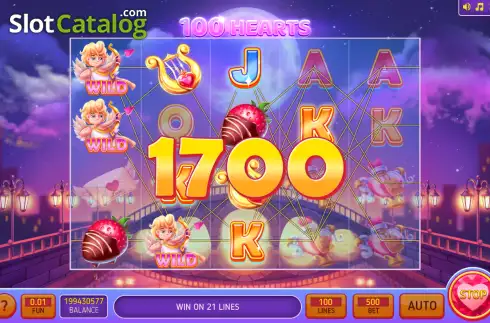 Скрин3. 100 Hearts - Open Tabs слот