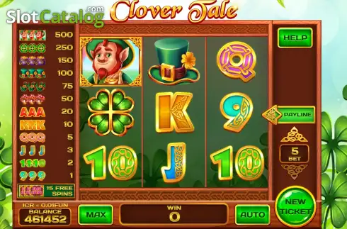 Скрин2. Clover Tale - Open Tabs (3x3) слот