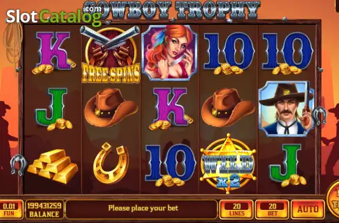 Скрин2. Cowboy Trophy - Open Tabs слот