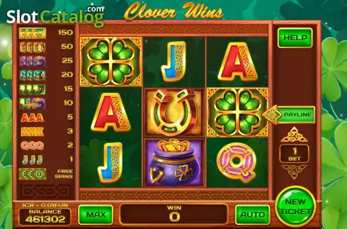 Скрин2. Clover Wins - Open Tabs (3x3) слот