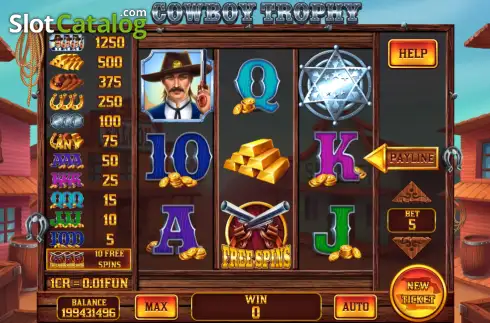 Скрин2. Cowboy Trophy - Open Tabs (3x3) слот