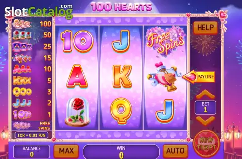 Скрин2. 100 Hearts - Open Tabs (3x3) слот