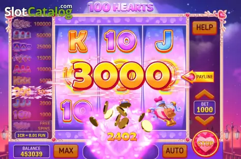 Скрин3. 100 Hearts - Open Tabs (3x3) слот
