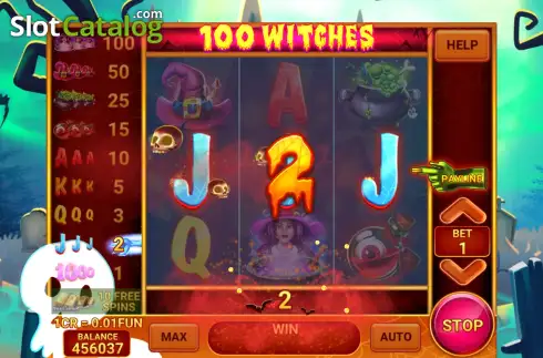 Скрин3. 100 Witches - Open Tabs (3x3) слот