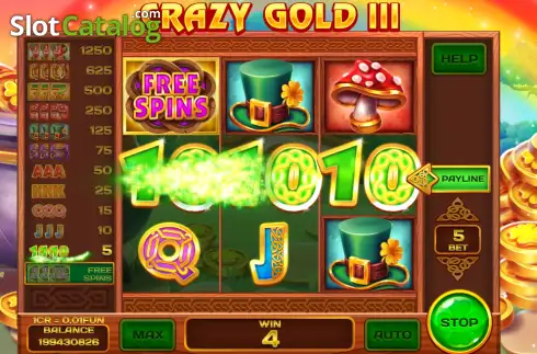 Скрин3. Crazy Gold III - Open Tabs (3x3) слот