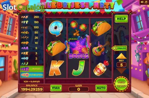 Скрин2. Alebrijes Party - Open Tabs (3x3) слот