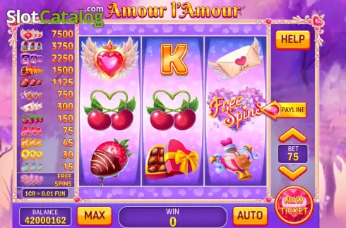 Скрин2. Amour l'Amour - Open Tabs (3x3) слот