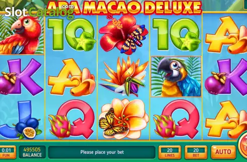 Скрин2. Ara Macao Deluxe - Open Tabs слот
