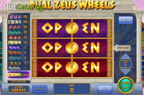 Скрин3. Dual Zeus Wheels - Open Tabs (3x3) слот
