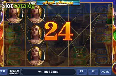 Скрин3. Egypt Princess - Open Tabs слот