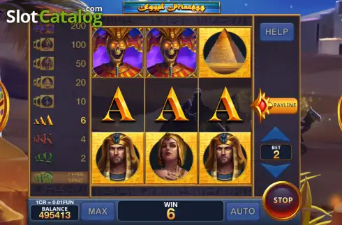 Скрин3. Egypt Princess - Open Tabs (3x3) слот