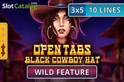 Black Cowboy Hat - Open Tabs слот
