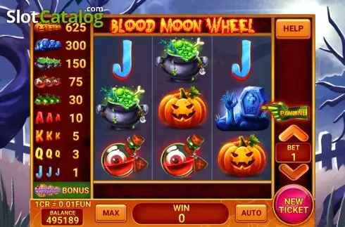 Скрин2. Blood Moon Wheel - Open Tabs (3x3) слот