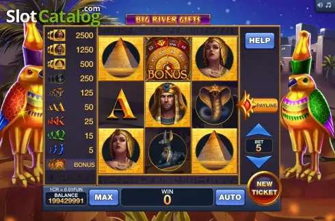 Скрин2. Big River Gifts - Open Tabs (3x3) слот