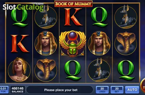 Скрин2. Book of Mummy - Open Tabs слот