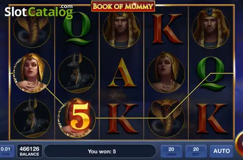 Скрин3. Book of Mummy - Open Tabs слот