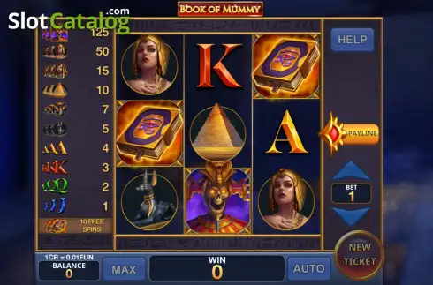 Скрин2. Book of Mummy - Open Tabs (3x3) слот