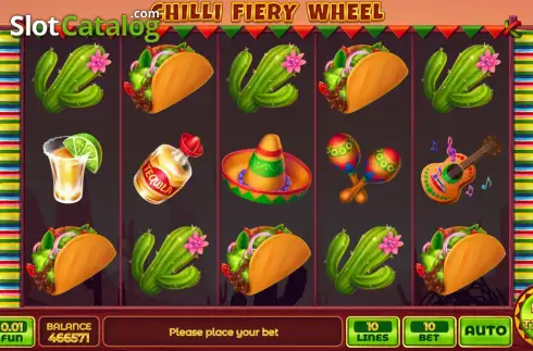 Скрин2. Chilli Fiery Wheel - Open Tabs слот