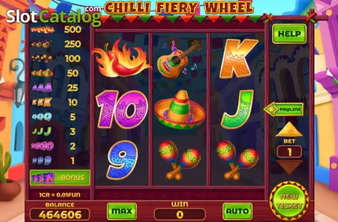 Скрин2. Chilli Fiery Wheel - Open Tabs (3x3) слот