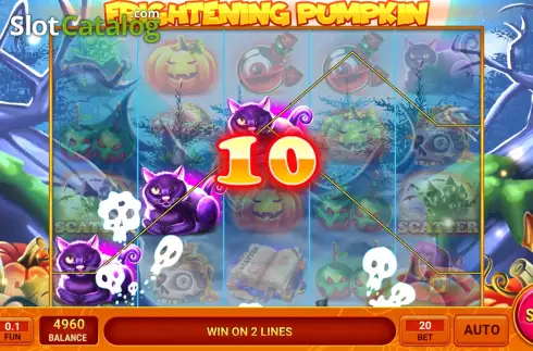 Скрин3. Frightening Pumpkin слот