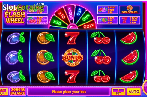 Скрин2. Fruity Flash Wheel слот