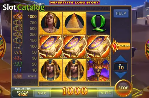 Скрин3. Nefertiti's Long Story (3x3) слот