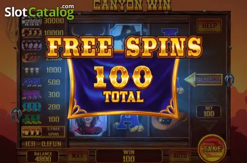 Скрин3. Canyon Win (Pull Tabs) слот