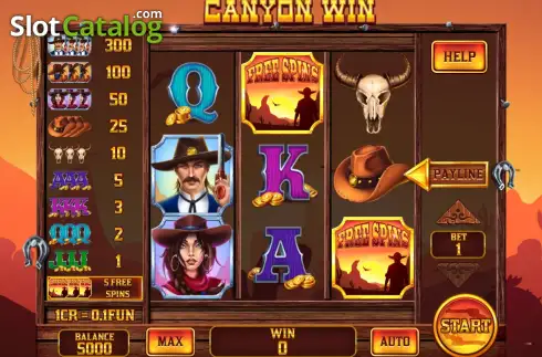 Скрин2. Canyon Win (Reel Respin) слот