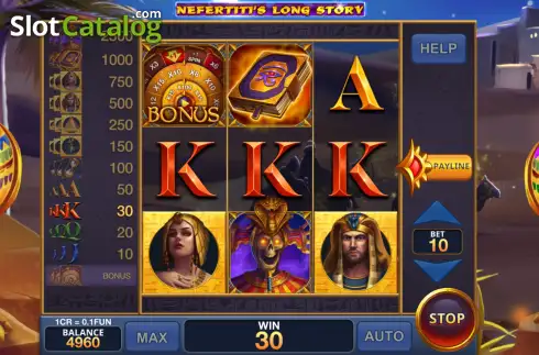 Скрин3. Nefertiti's Long Story (Pull Tabs) слот