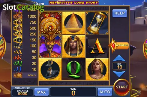 Скрин2. Nefertiti's Long Story (Reel Respin) слот